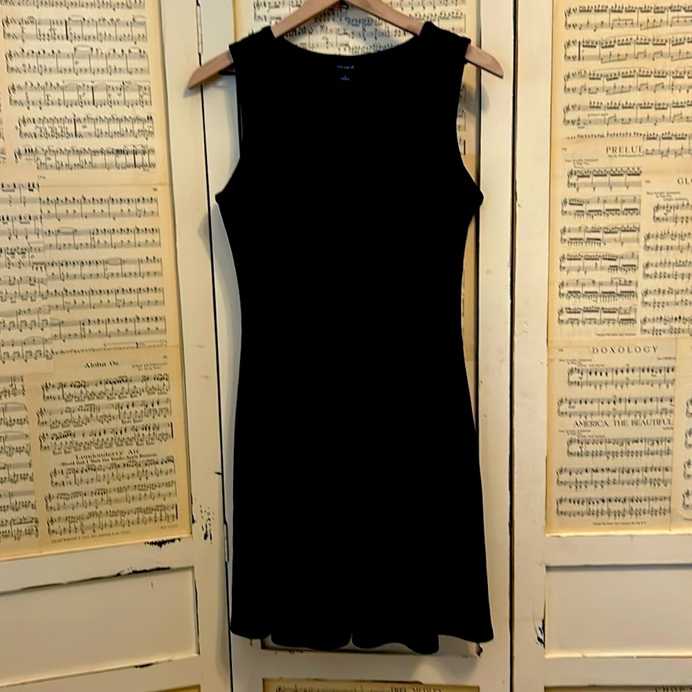 Ann Taylor Black Sleeveless Dress